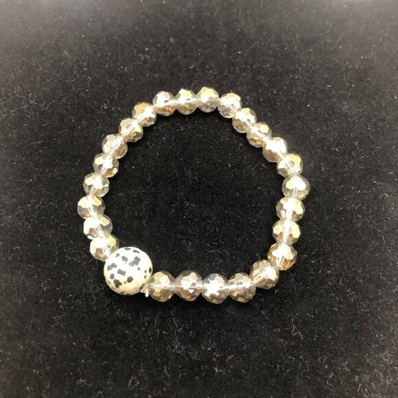 3 Set Gemstone Speckled Sparkling Beads Multi Size Gemstones Stretchy Bracelets - Picture 12 of 12